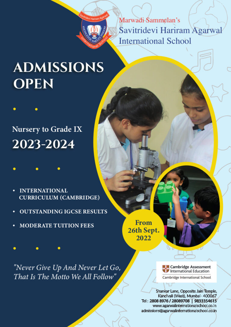 Admission Open 20232024 Hariram School